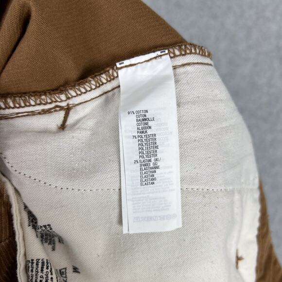 MUJI Brown Corduroy Straight Leg Pants Size Medium - Picture 15 of 15